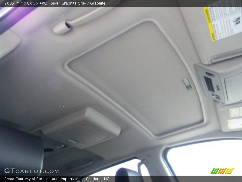 Silver Graphite Gray / Graphite 2005 Infiniti QX 56 4WD