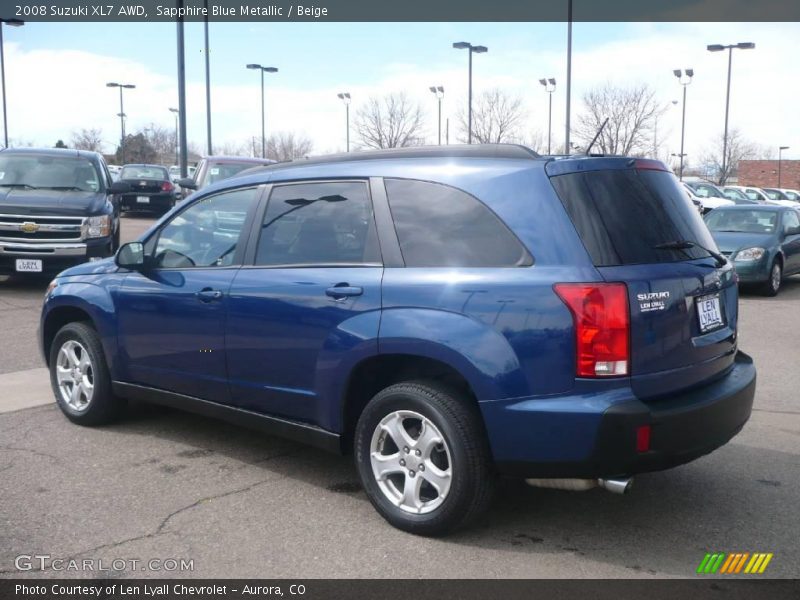 Sapphire Blue Metallic / Beige 2008 Suzuki XL7 AWD