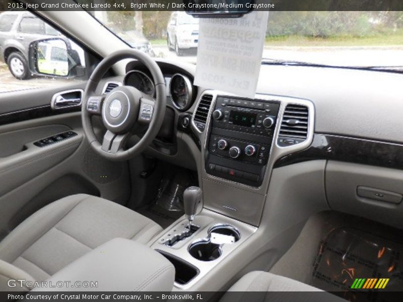 Bright White / Dark Graystone/Medium Graystone 2013 Jeep Grand Cherokee Laredo 4x4