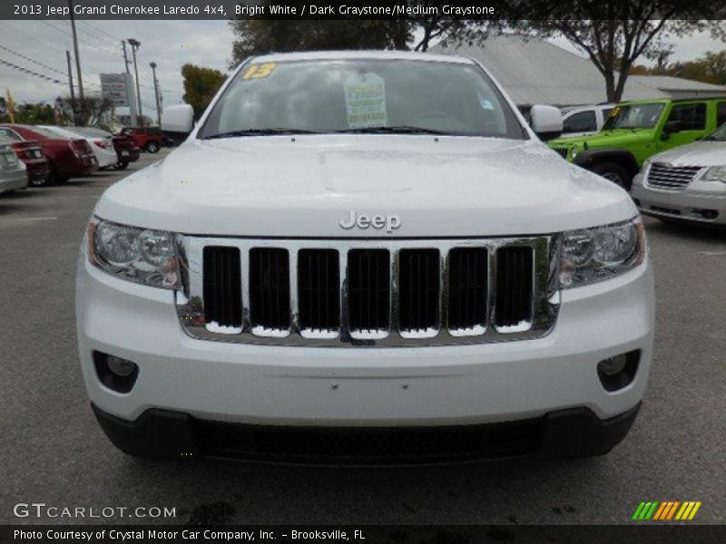 Bright White / Dark Graystone/Medium Graystone 2013 Jeep Grand Cherokee Laredo 4x4