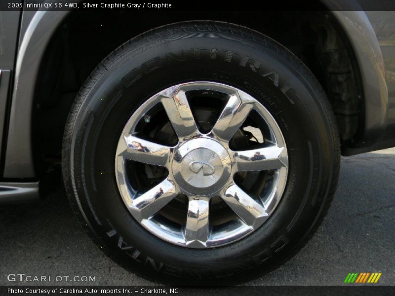 Silver Graphite Gray / Graphite 2005 Infiniti QX 56 4WD