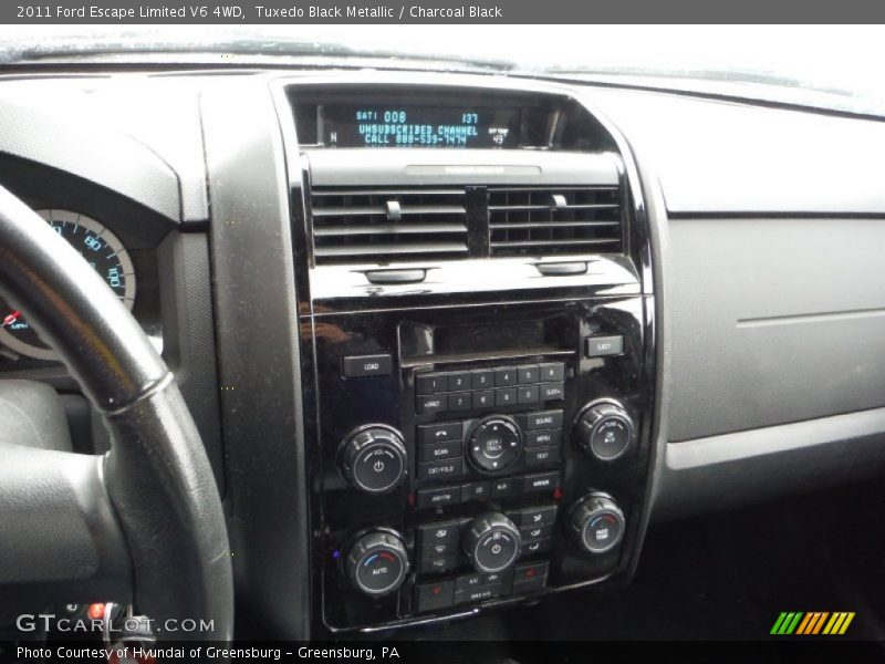 Tuxedo Black Metallic / Charcoal Black 2011 Ford Escape Limited V6 4WD