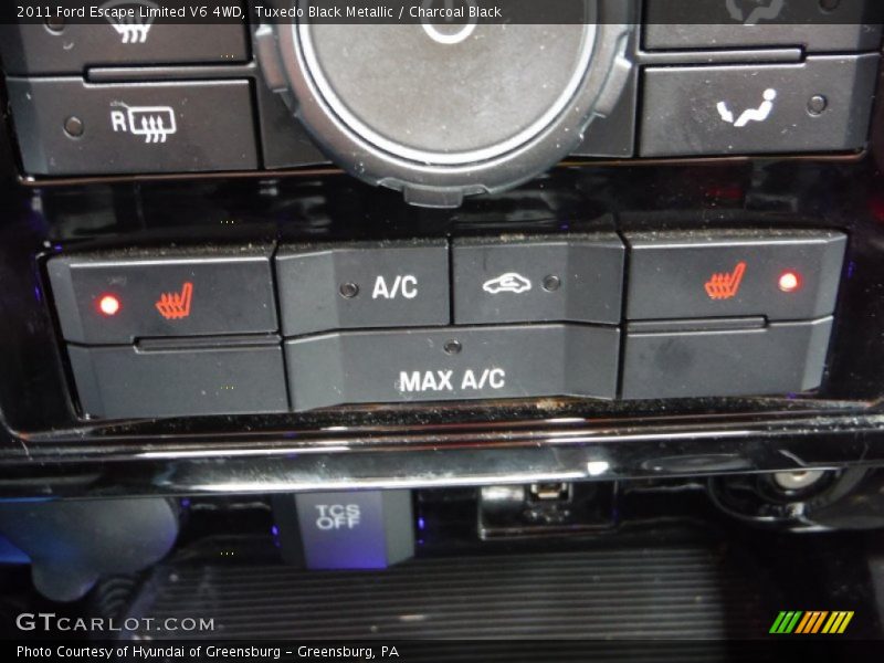 Tuxedo Black Metallic / Charcoal Black 2011 Ford Escape Limited V6 4WD