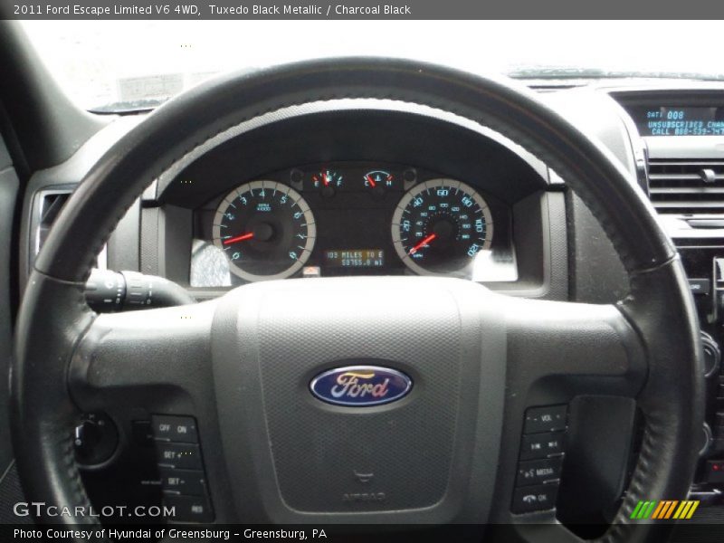 Tuxedo Black Metallic / Charcoal Black 2011 Ford Escape Limited V6 4WD