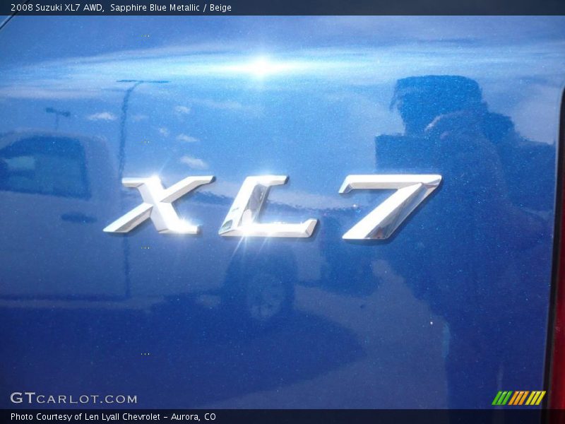 Sapphire Blue Metallic / Beige 2008 Suzuki XL7 AWD