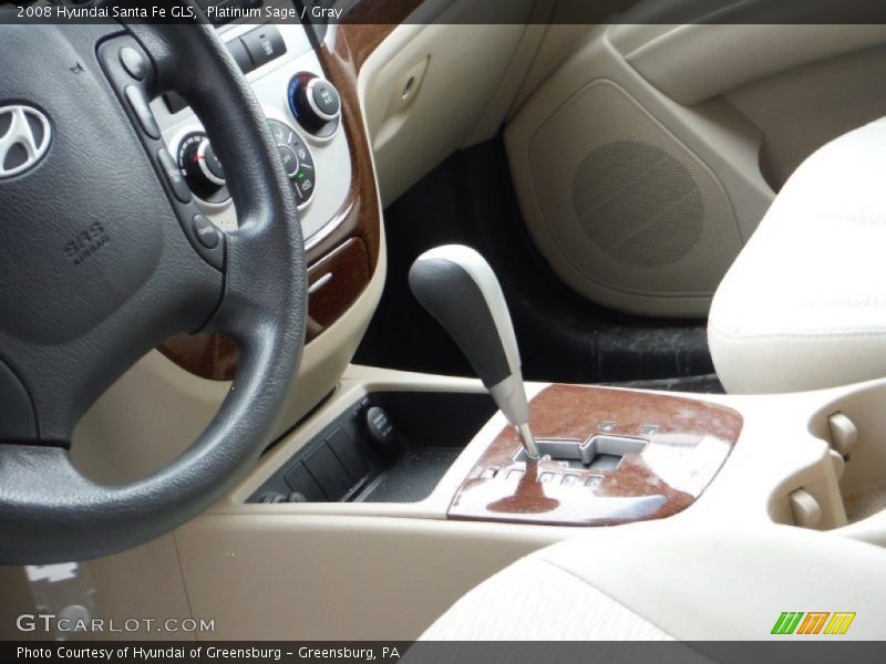 Platinum Sage / Gray 2008 Hyundai Santa Fe GLS