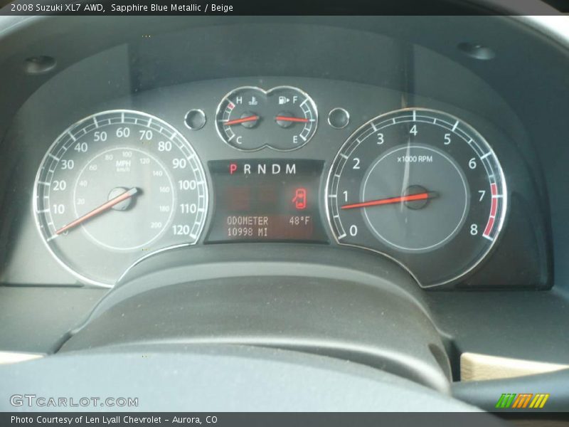 Sapphire Blue Metallic / Beige 2008 Suzuki XL7 AWD