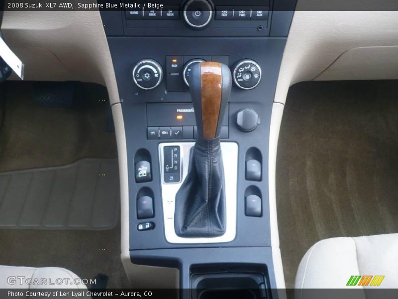 Sapphire Blue Metallic / Beige 2008 Suzuki XL7 AWD