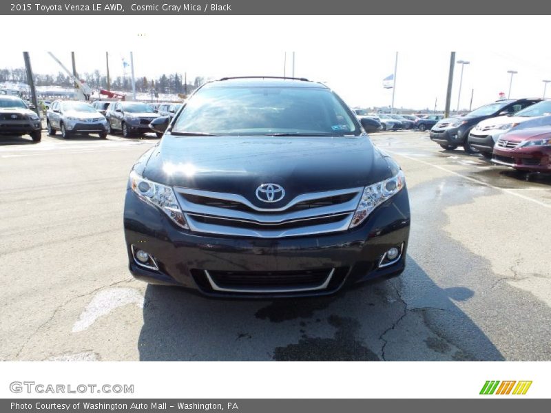 Cosmic Gray Mica / Black 2015 Toyota Venza LE AWD