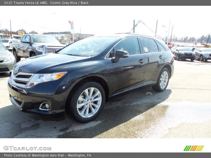 Cosmic Gray Mica / Black 2015 Toyota Venza LE AWD