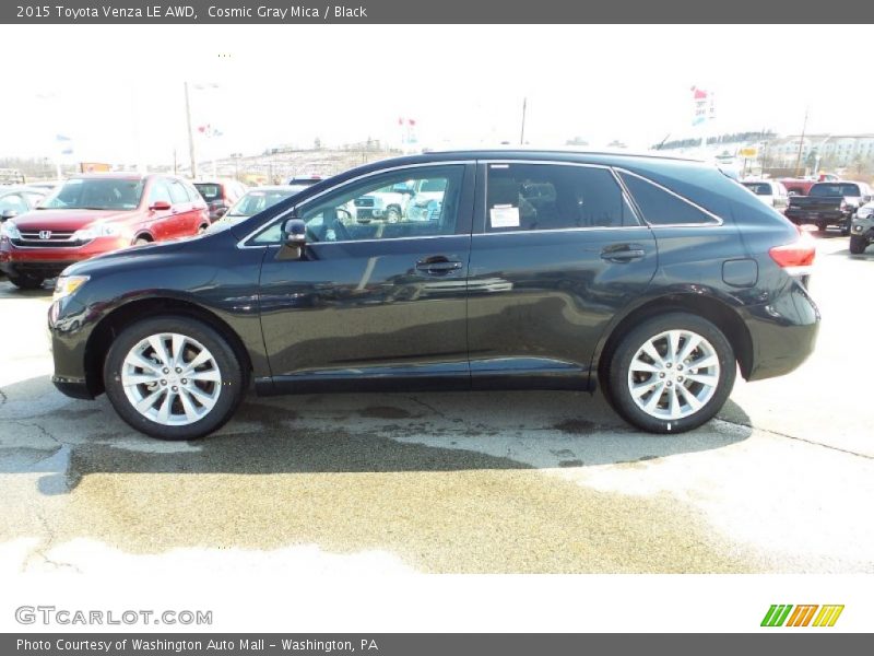 Cosmic Gray Mica / Black 2015 Toyota Venza LE AWD