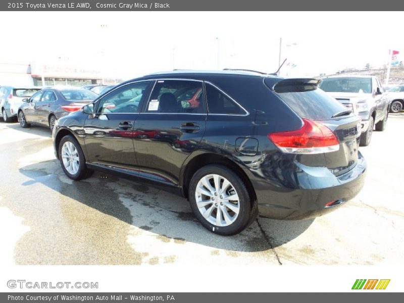 Cosmic Gray Mica / Black 2015 Toyota Venza LE AWD