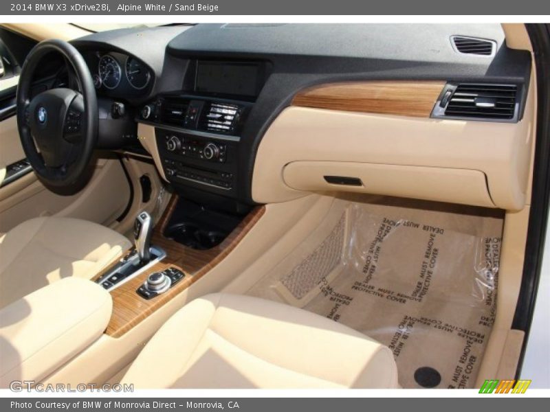Alpine White / Sand Beige 2014 BMW X3 xDrive28i