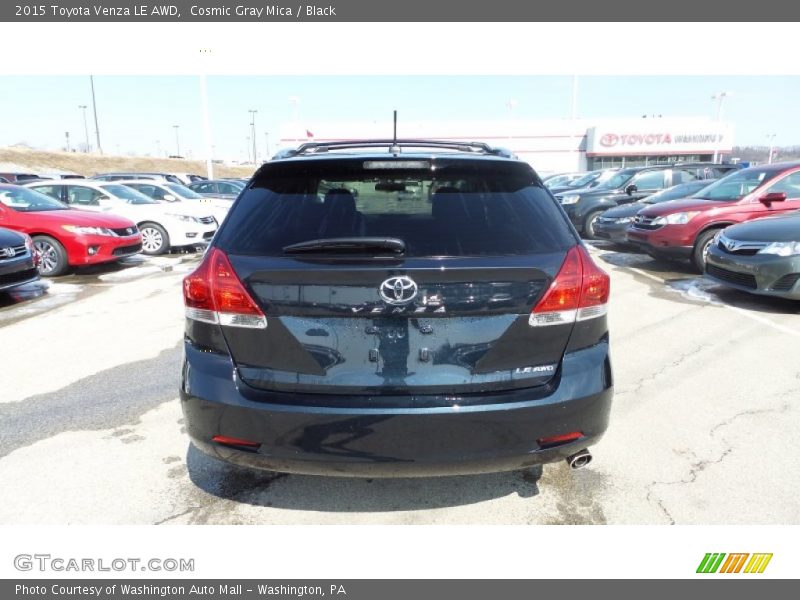 Cosmic Gray Mica / Black 2015 Toyota Venza LE AWD