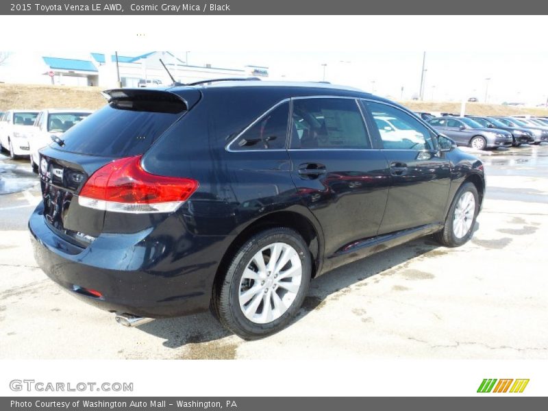 Cosmic Gray Mica / Black 2015 Toyota Venza LE AWD