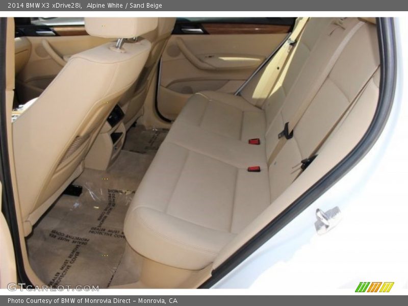 Alpine White / Sand Beige 2014 BMW X3 xDrive28i