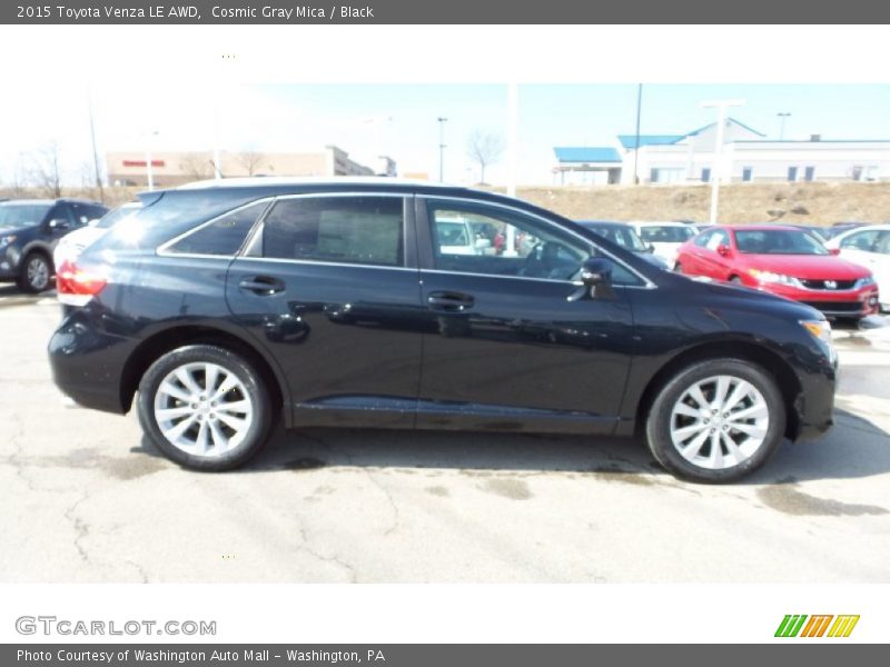 Cosmic Gray Mica / Black 2015 Toyota Venza LE AWD
