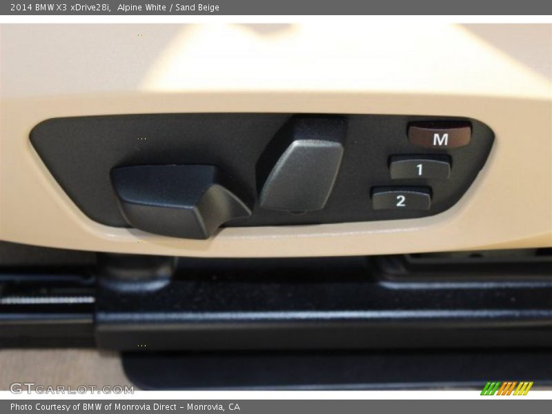 Alpine White / Sand Beige 2014 BMW X3 xDrive28i