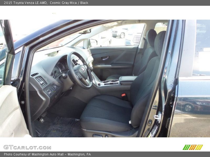 Cosmic Gray Mica / Black 2015 Toyota Venza LE AWD