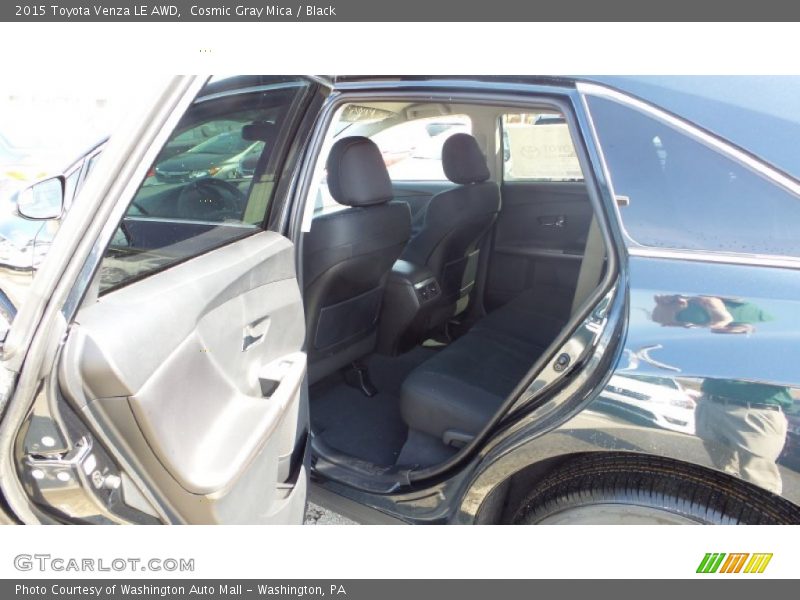 Cosmic Gray Mica / Black 2015 Toyota Venza LE AWD