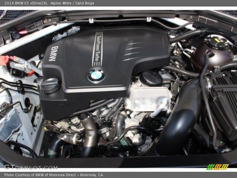 Alpine White / Sand Beige 2014 BMW X3 xDrive28i