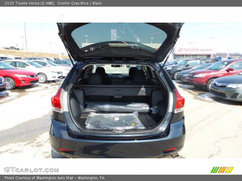 Cosmic Gray Mica / Black 2015 Toyota Venza LE AWD