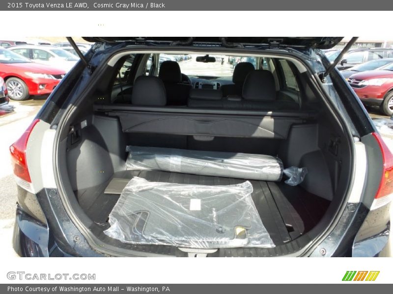 Cosmic Gray Mica / Black 2015 Toyota Venza LE AWD