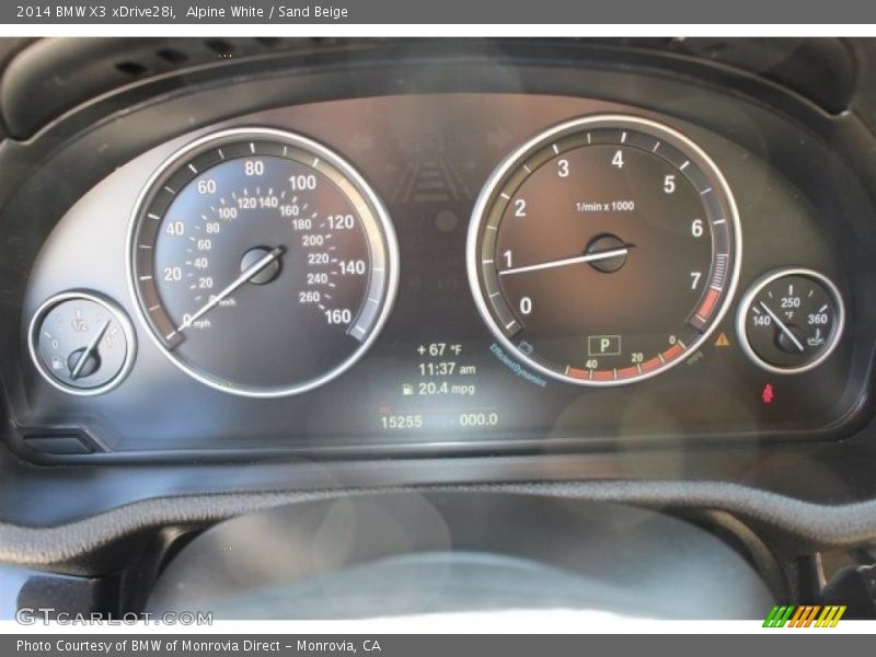 Alpine White / Sand Beige 2014 BMW X3 xDrive28i