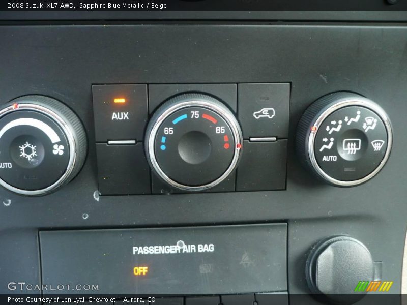 Sapphire Blue Metallic / Beige 2008 Suzuki XL7 AWD