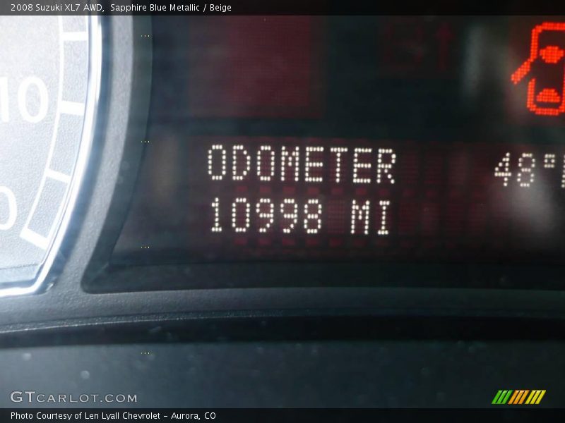 Sapphire Blue Metallic / Beige 2008 Suzuki XL7 AWD