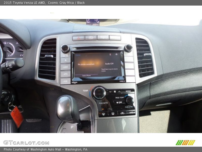 Cosmic Gray Mica / Black 2015 Toyota Venza LE AWD