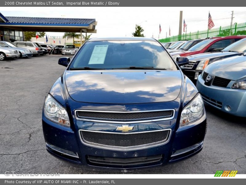 Imperial Blue Metallic / Ebony 2008 Chevrolet Malibu LT Sedan