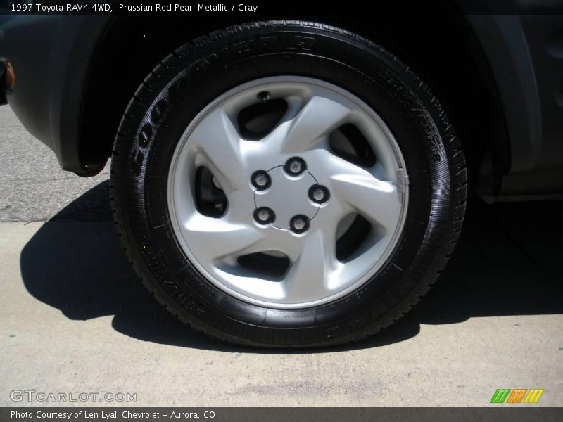 Prussian Red Pearl Metallic / Gray 1997 Toyota RAV4 4WD