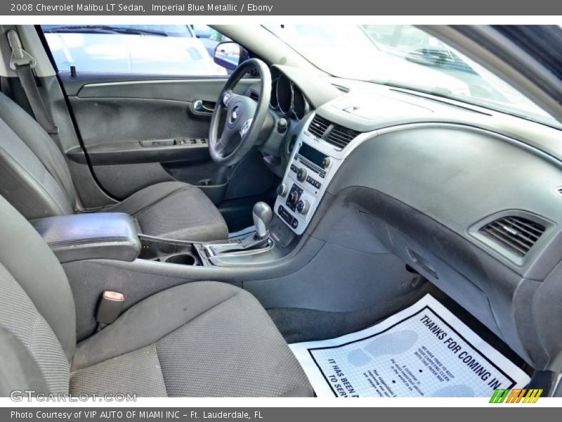 Imperial Blue Metallic / Ebony 2008 Chevrolet Malibu LT Sedan