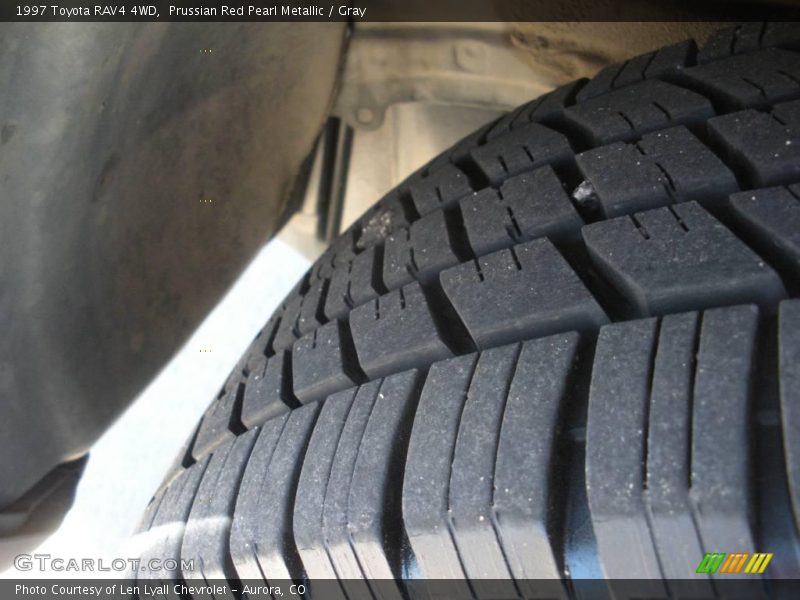 Prussian Red Pearl Metallic / Gray 1997 Toyota RAV4 4WD