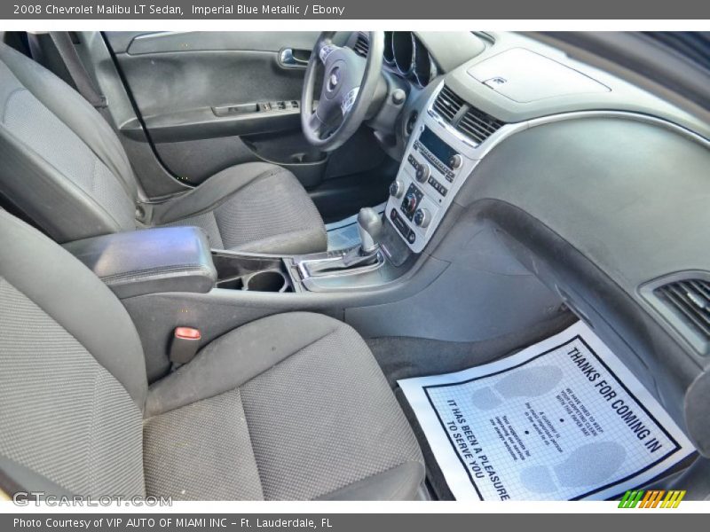 Imperial Blue Metallic / Ebony 2008 Chevrolet Malibu LT Sedan