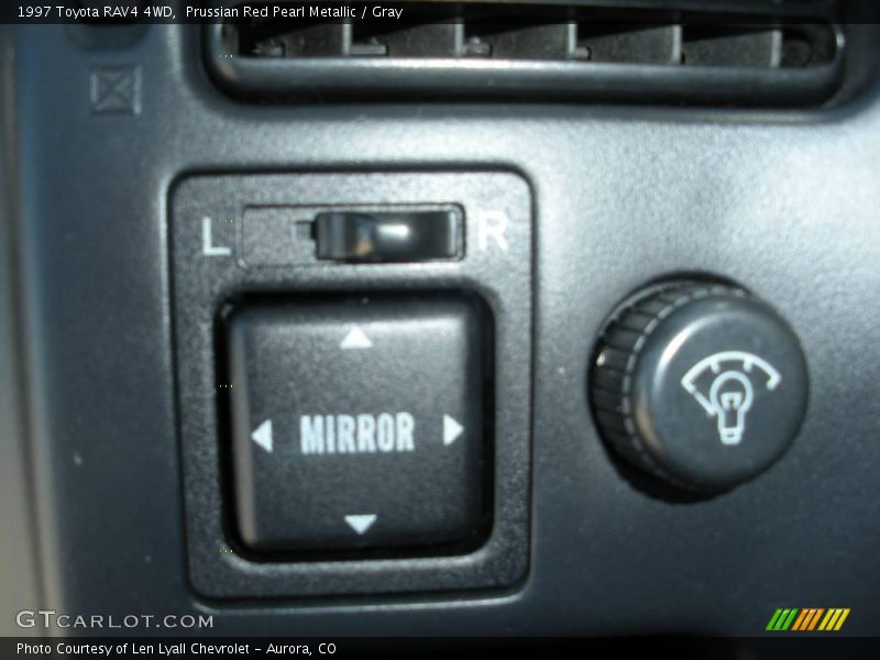 Prussian Red Pearl Metallic / Gray 1997 Toyota RAV4 4WD