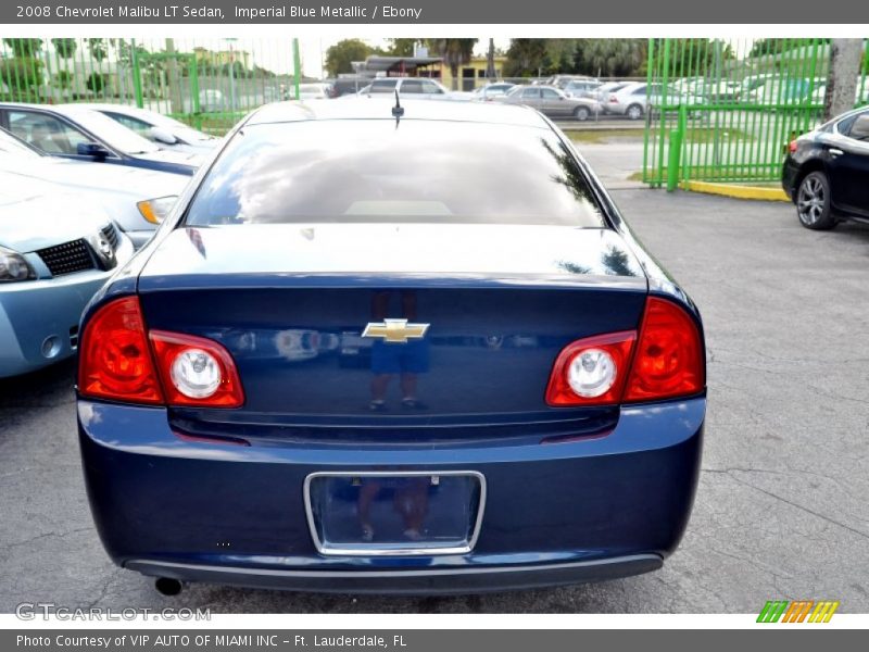 Imperial Blue Metallic / Ebony 2008 Chevrolet Malibu LT Sedan