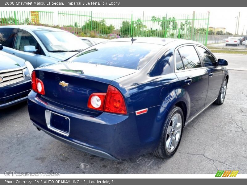 Imperial Blue Metallic / Ebony 2008 Chevrolet Malibu LT Sedan