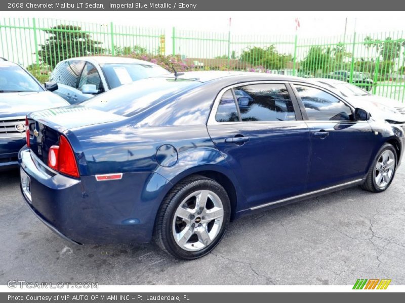 Imperial Blue Metallic / Ebony 2008 Chevrolet Malibu LT Sedan