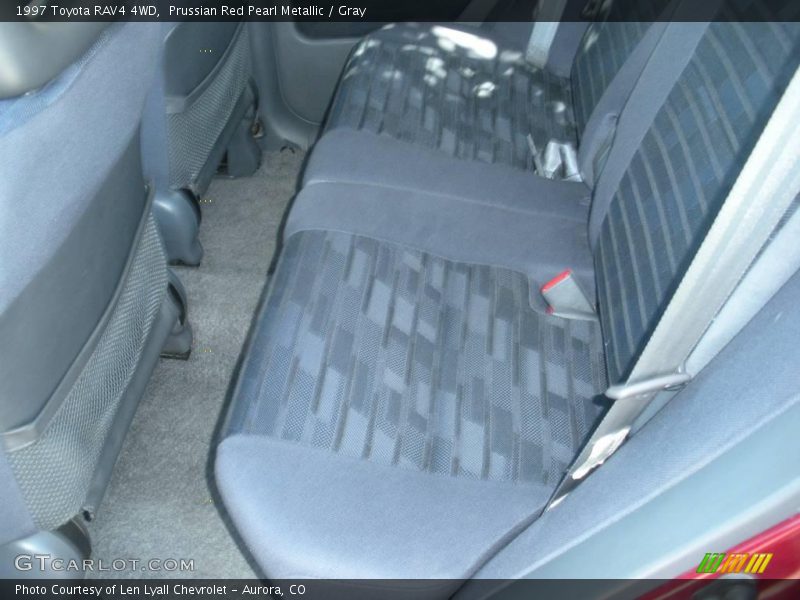 Prussian Red Pearl Metallic / Gray 1997 Toyota RAV4 4WD