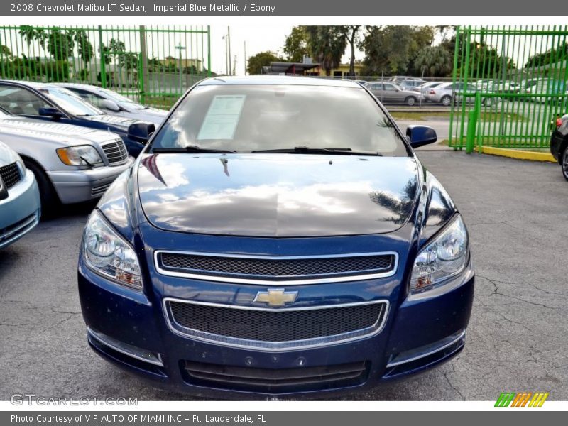 Imperial Blue Metallic / Ebony 2008 Chevrolet Malibu LT Sedan