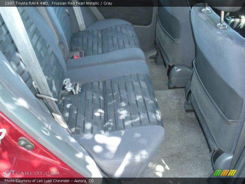 Prussian Red Pearl Metallic / Gray 1997 Toyota RAV4 4WD