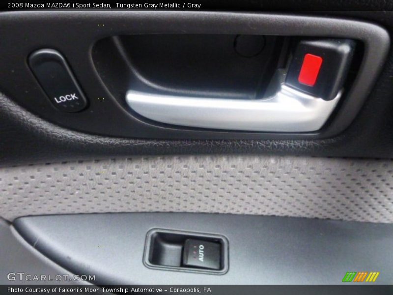 Tungsten Gray Metallic / Gray 2008 Mazda MAZDA6 i Sport Sedan