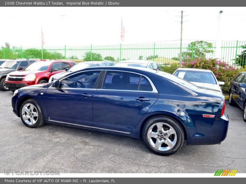 Imperial Blue Metallic / Ebony 2008 Chevrolet Malibu LT Sedan