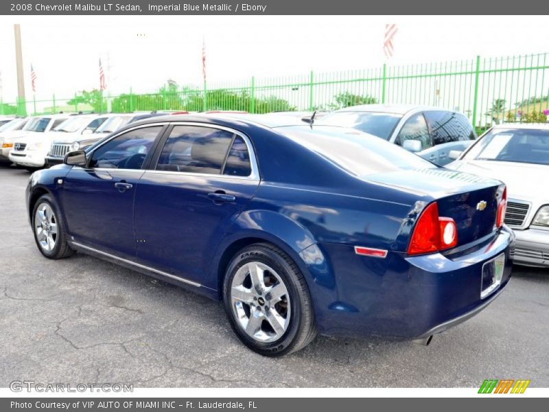 Imperial Blue Metallic / Ebony 2008 Chevrolet Malibu LT Sedan