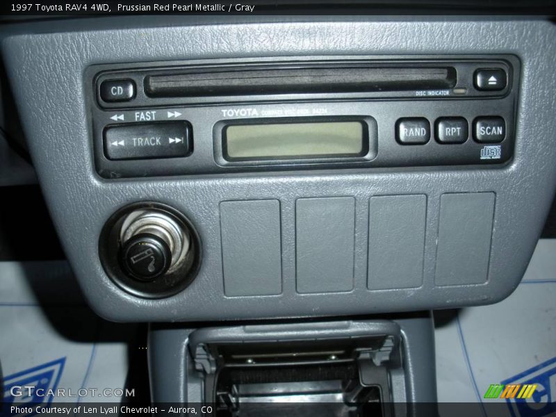 Prussian Red Pearl Metallic / Gray 1997 Toyota RAV4 4WD