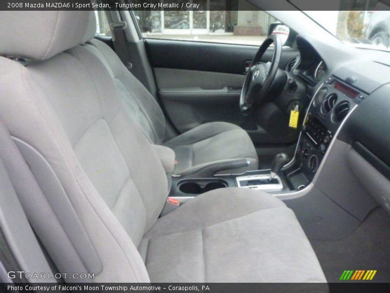 Tungsten Gray Metallic / Gray 2008 Mazda MAZDA6 i Sport Sedan