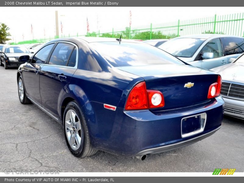 Imperial Blue Metallic / Ebony 2008 Chevrolet Malibu LT Sedan