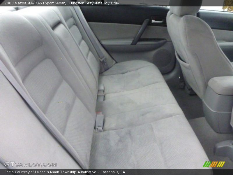 Tungsten Gray Metallic / Gray 2008 Mazda MAZDA6 i Sport Sedan